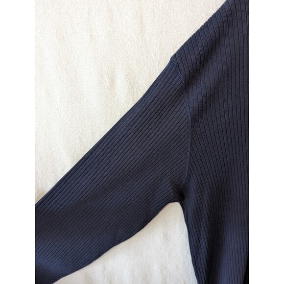 Y2K Polo Sport Ralph Lauren Ribbed Turtleneck Navy Blue Men's Size XXL / 2XL - Picture 5 of 9